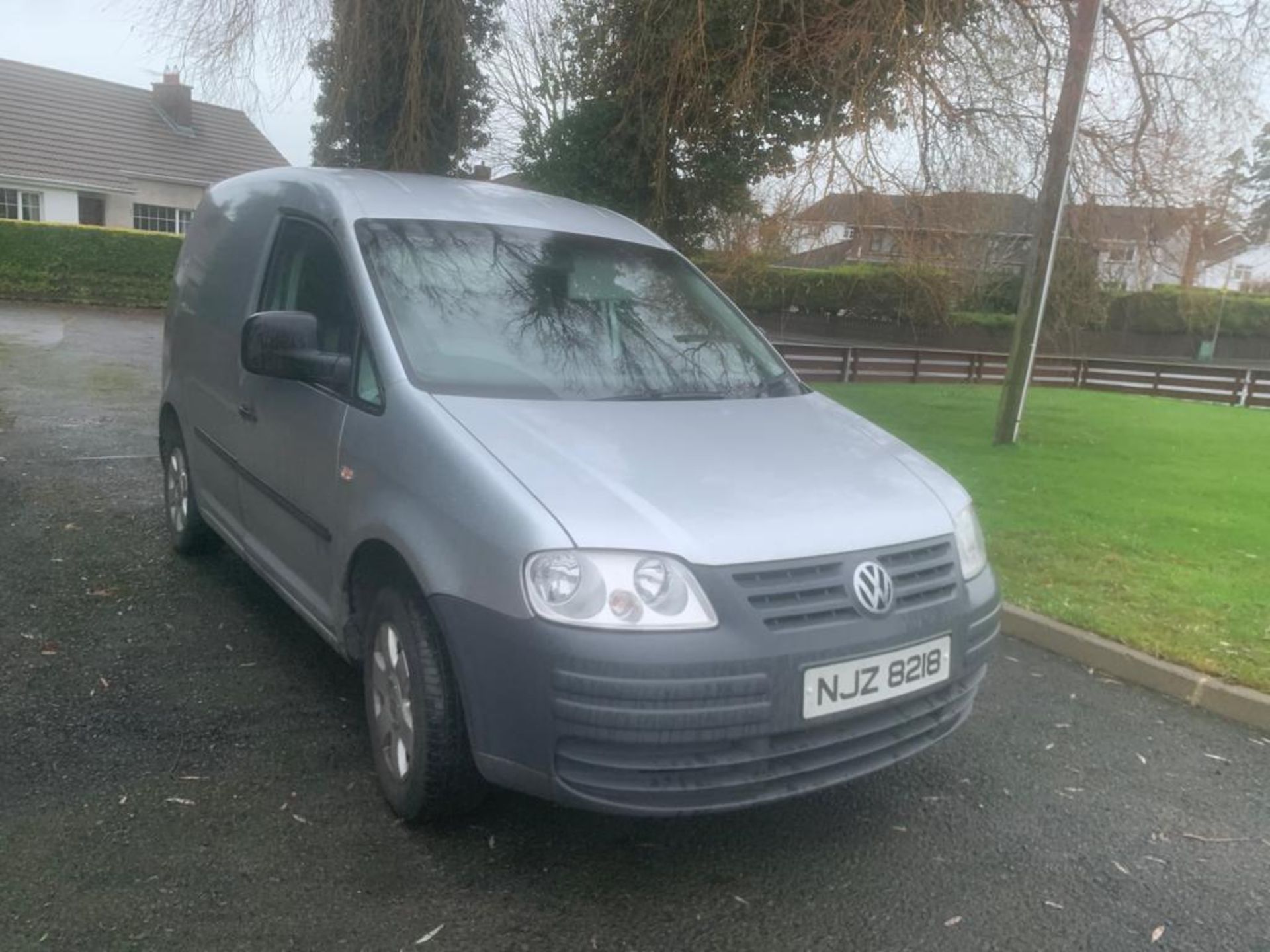 2008 VOLKSWAGEN CADDY C20 TDI 104 1.9 DIESEL SILVER VAN, SHOWING 4 FORMER KEEPERS *NO VAT*