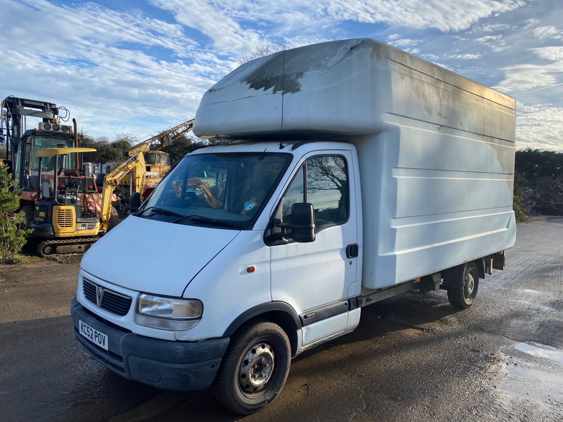 2003/52 REG VAUXHALL MOVANO DTI 3500 LWB 2.5 DIESEL BOX LUTON VAN, SHOWING 1 FORMER KEEPER *PLUS VAT - Image 2 of 4