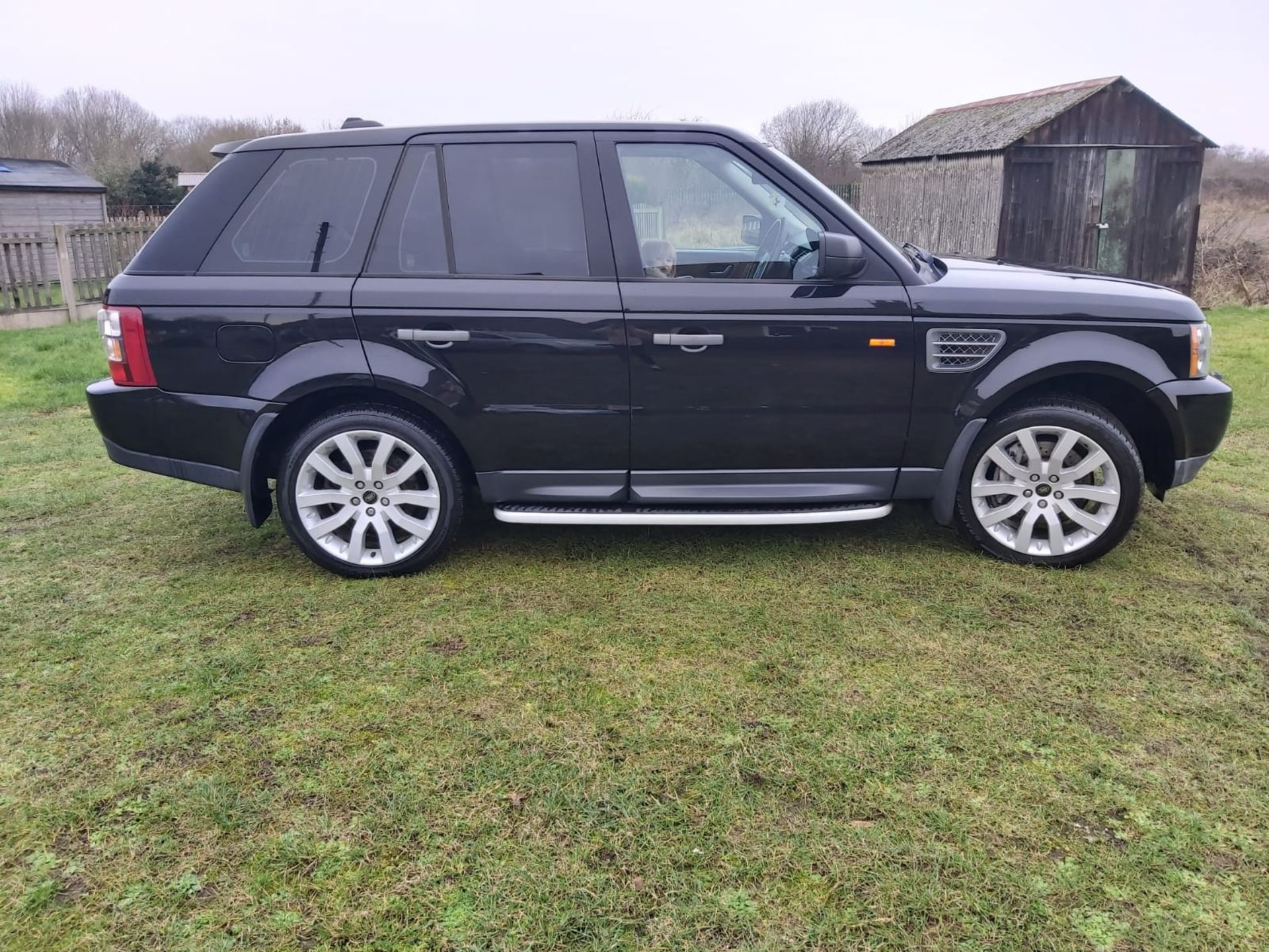 2007/57 REG LAND ROVER RANGE ROVER SPORT HSE TDV8 3.6 AUTOMATIC BLACK *NO VAT* - Image 5 of 12