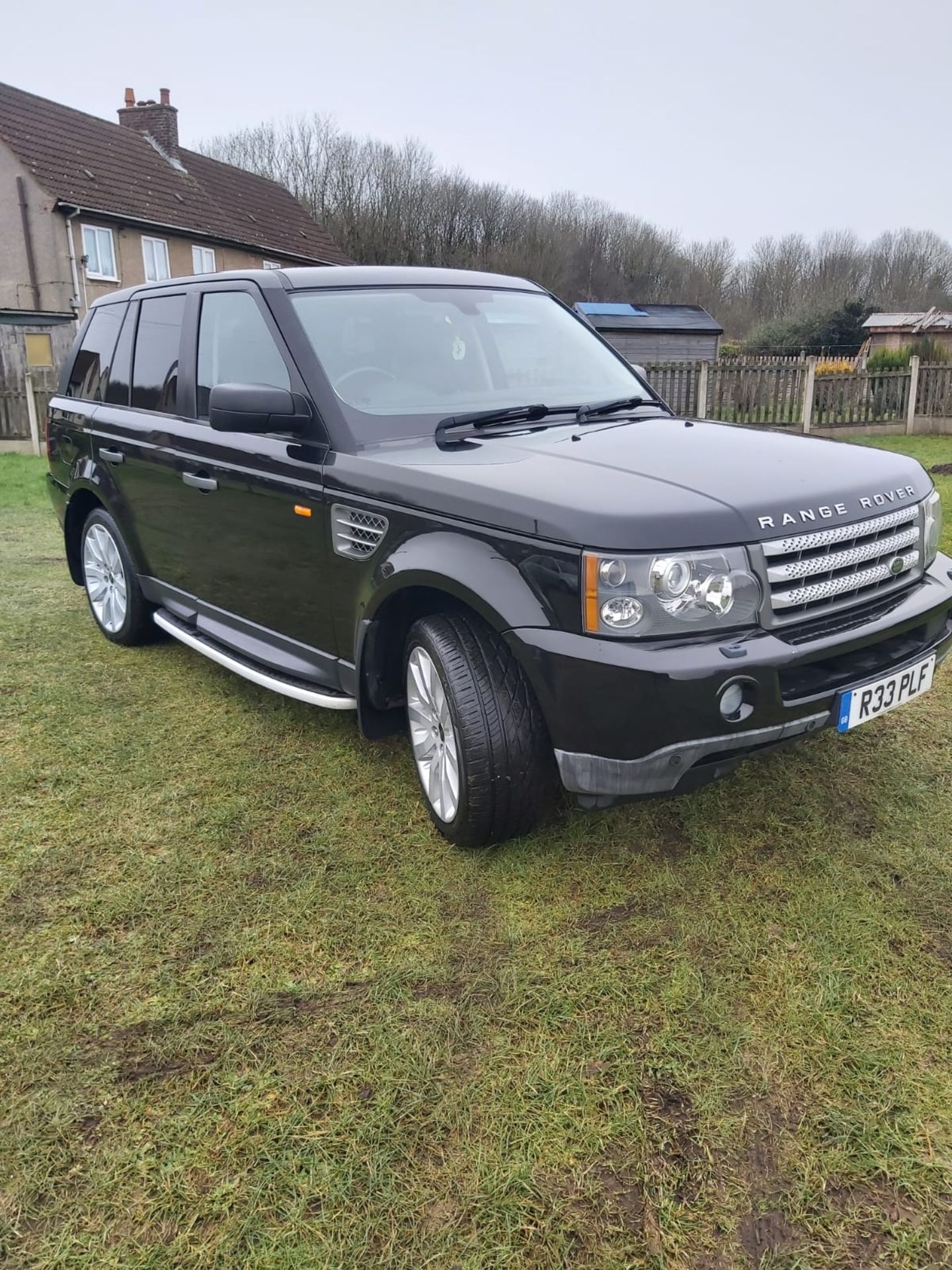 2007/57 REG LAND ROVER RANGE ROVER SPORT HSE TDV8 3.6 AUTOMATIC BLACK *NO VAT* - Image 4 of 12