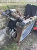 PERKINS 3 DIESEL CYLINDER ENGINE, UNTESTED *PLUS VAT*