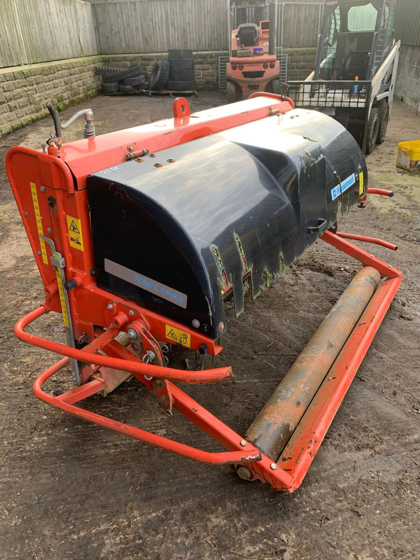 WEIDEMANN TERRA SPIKE G6/160 TURF AREATOR, ALL WORKS, PTO DRIVEN, SUITABLE FOR 3 POINT LINKAGE