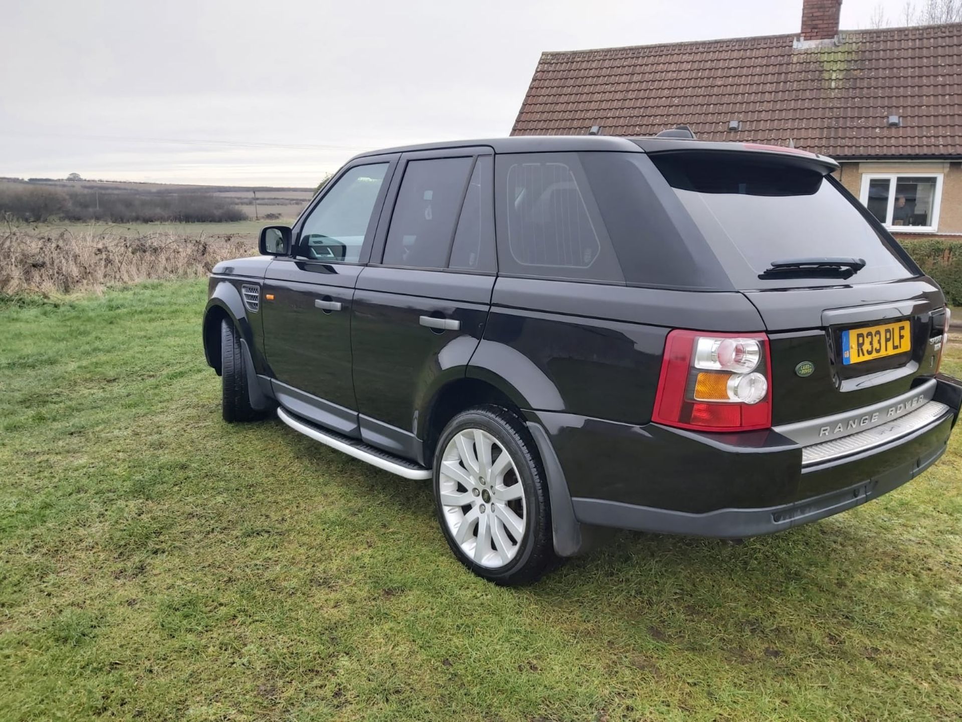 2007/57 REG LAND ROVER RANGE ROVER SPORT HSE TDV8 3.6 AUTOMATIC BLACK *NO VAT* - Image 6 of 12