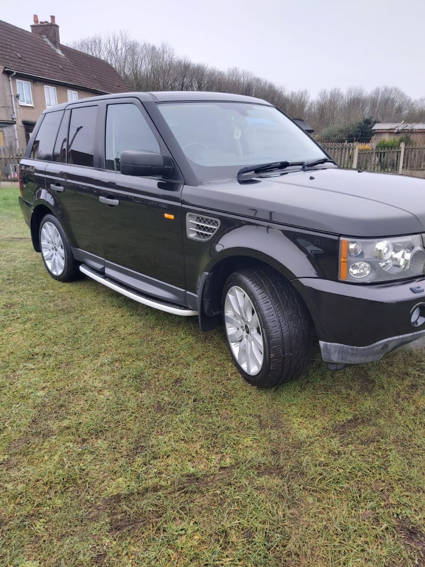 2007/57 REG LAND ROVER RANGE ROVER SPORT HSE TDV8 3.6 AUTOMATIC BLACK *NO VAT* - Image 3 of 12