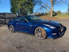 2013/63 REG NISSAN GT-R PREMIUM EDITION SEMI-AUTOMATIC 3.8 PETROL BLUE COUPE *NO VAT*