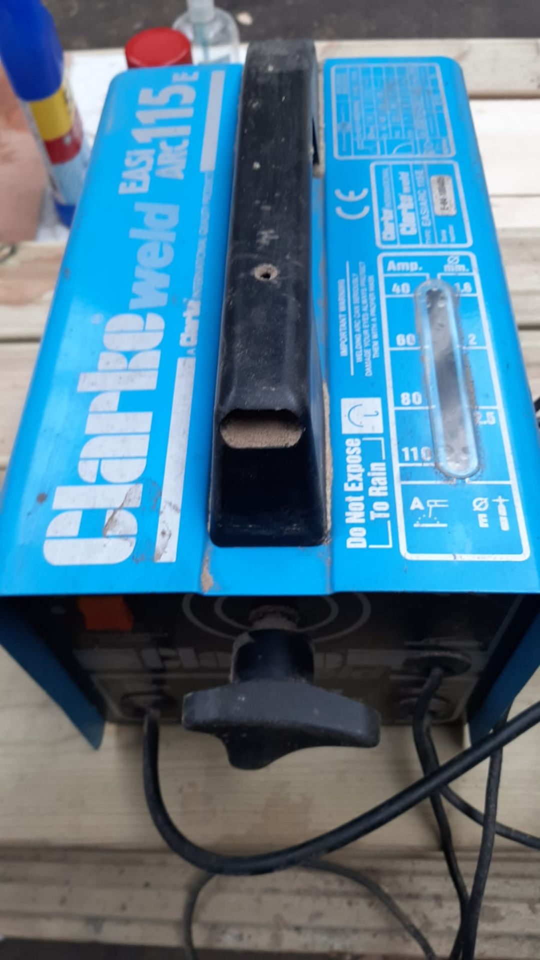 CLARK STICK WELDER 240 VOLT FULL WORKING ORDER COMES WITH MASKS AND RODS *NO VAT*