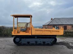 YANMAR YFW40R TRACKED DUMPER, RUNS, DRIVES AND TIPS, LOW 4641 HOURS, GOOD TRACKS *PLUS VAT*