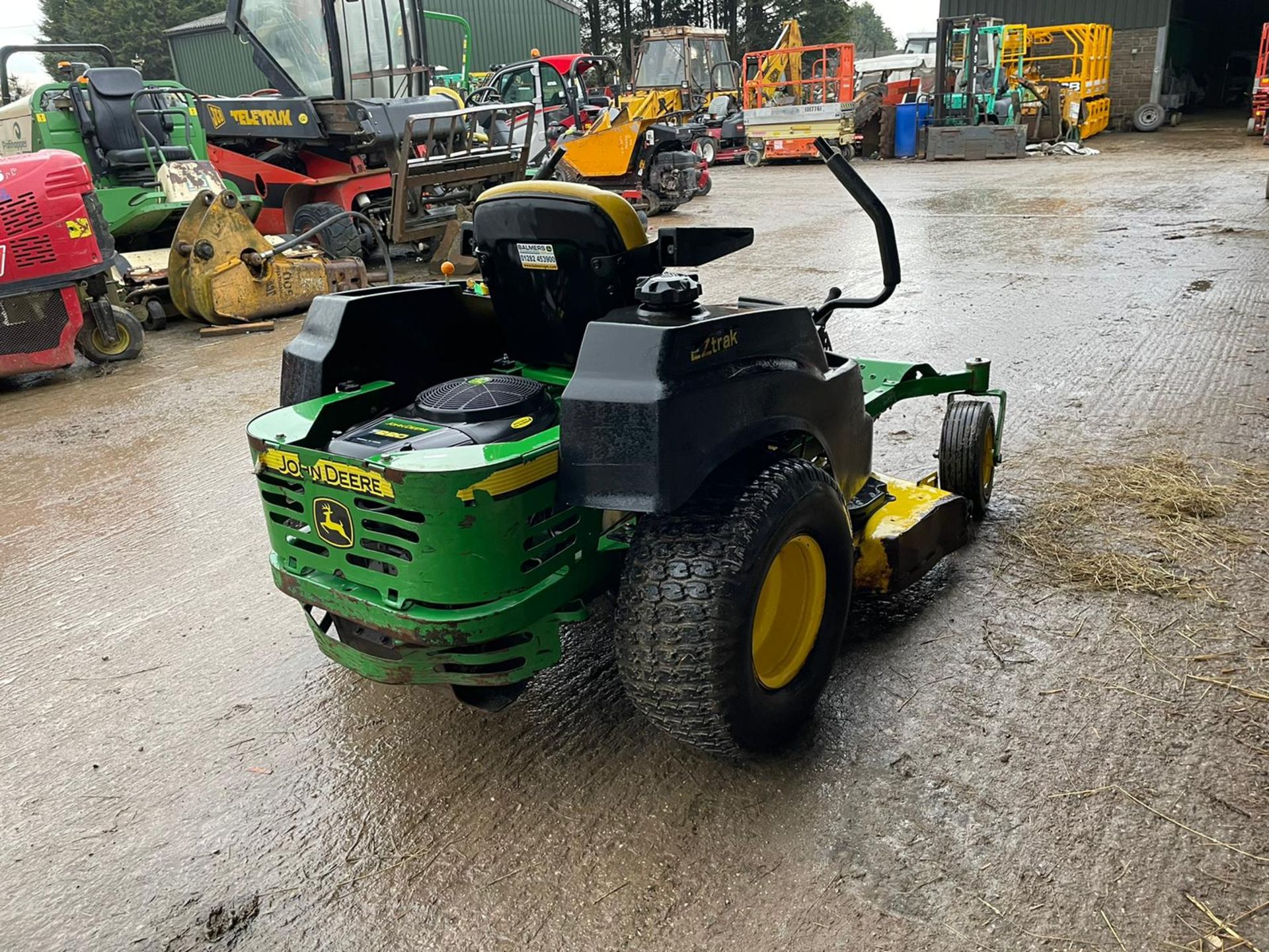 2014 JOHN DEERE Z435 ZERO TURN MOWER, SOLD NEW IN 2015, RUNS, DRIVES AND CUTS, GOOD CONDITION - Image 8 of 8