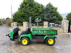 JOHN DEERE PRO GATOR, REAR PTO WHICH WORKS, RUNS, WORKS AND TIPS, 4 WHEEL DRIVE *PLUS VAT*