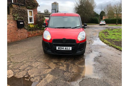 KB 2014/14 REG FIAT DOBLO 16V MULTIJET 1.25 DIESEL RED