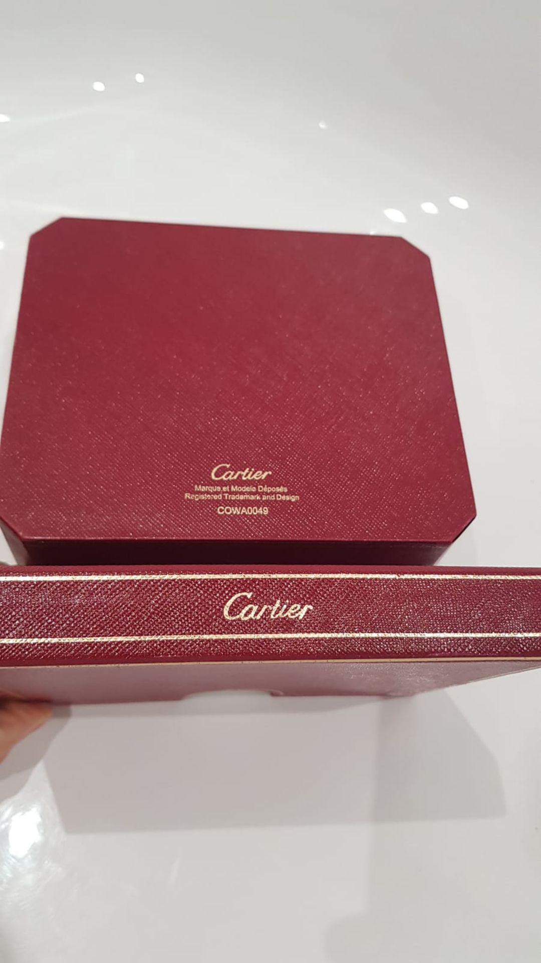 CARTIER CHRONOSCAPH GENTS WATCH WITH ORIGINAL BOX & MANUAL, STEEL AND RUBBER STRAP. - Image 7 of 8