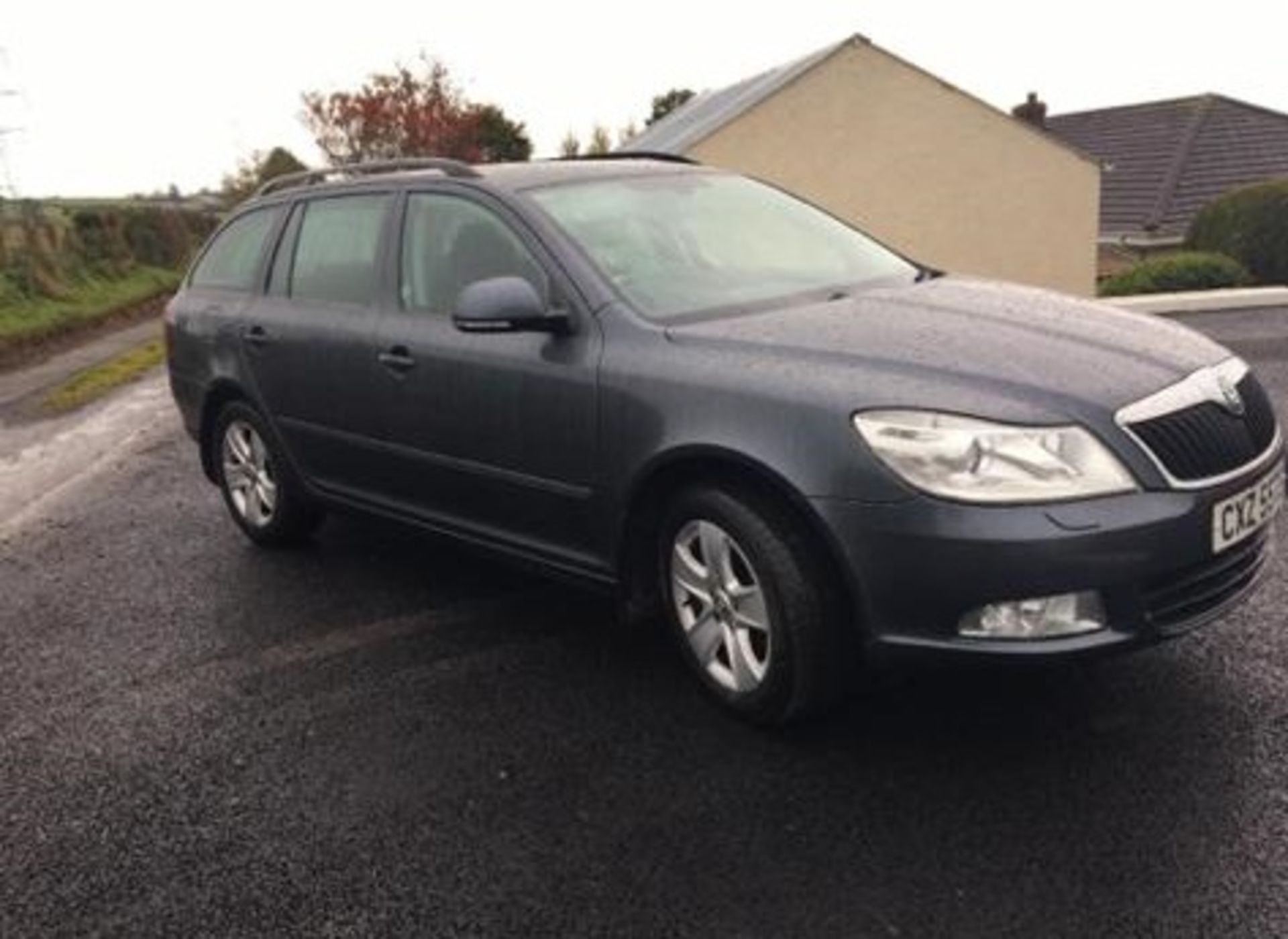 2012 SKODA OCTAVIA ELEGANCE TDI CR 2.0 DIESEL GREY ESTATE, SHOWING 1 FORMER KEEPER *NO VAT*