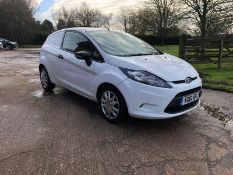 2011/61 REG FORD FIESTA BASE TDCI 1.4 DIESEL WHITE CAR / VAN, SHOWING 3 FORMER KEEPERS *NO VAT*