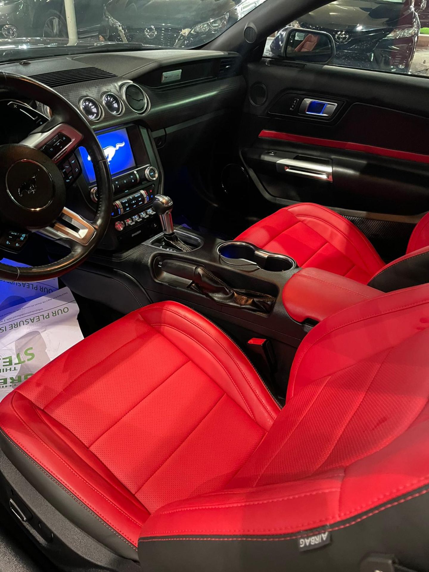 2019 mustang gt 5.0 V8 Shelby body kit 15,000 km. Uk mid February. With nova *PLUS VAT* - Image 9 of 9
