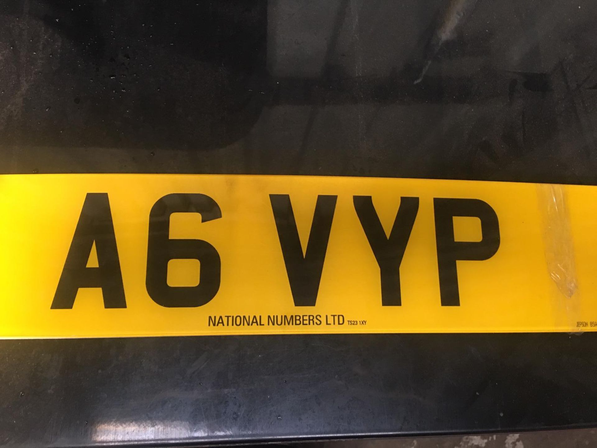 A6 VYP - VEHICLE REGISTRAION PLATE / REG NO / NUMBER PLATE - CURRENTLY ON RETENTION *NO VAT*