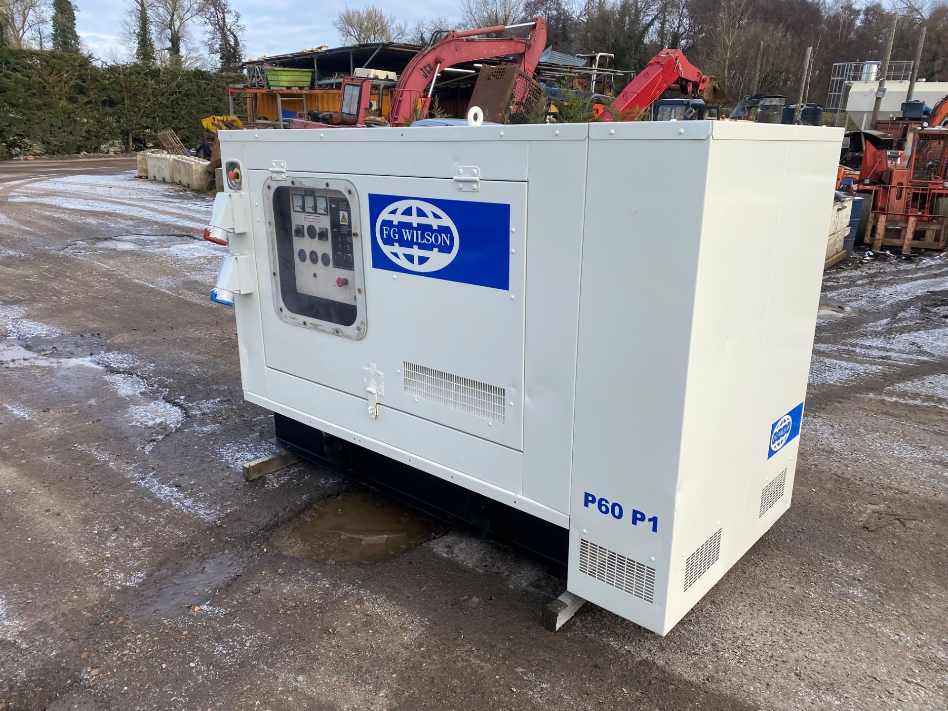 2004 FG WILSON 60KVA GENERATOR, 4400 HOURS, PERKINS 4 CYLINDER TURBO *PLUS VAT*