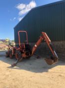 KUBOTA B1750 FRONT LOADER BACKHOE, RUNS, DRIVES AND DIGS, SHOWING 2150 HOURS *PLUS VAT*