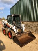 2014 BOBCAT S550 SKIDSTEER, C/W BUCKET, HIGH FLOW HYDRAULIC, RUNS, DRIVES AND DIGS *PLUS VAT*