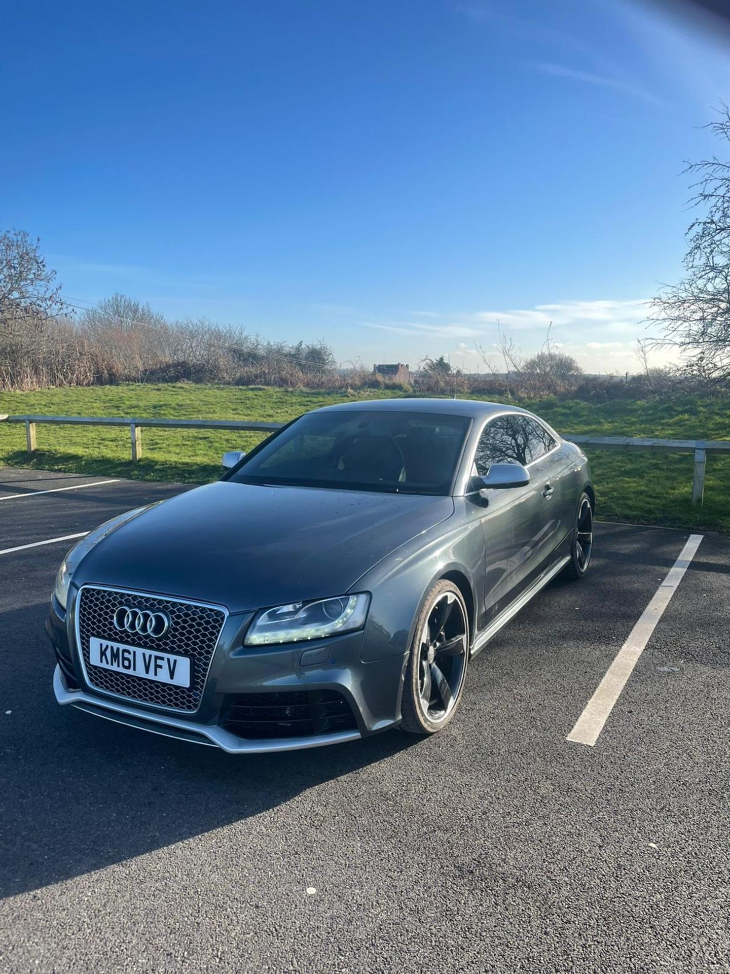 2011/61 REG AUDI RS5 FSI QUATTRO SEMI-AUTO 4.2 PETROL GREY COUPE, SHOWING 3 FORMER KEEPERS *NO VAT* - Image 2 of 7