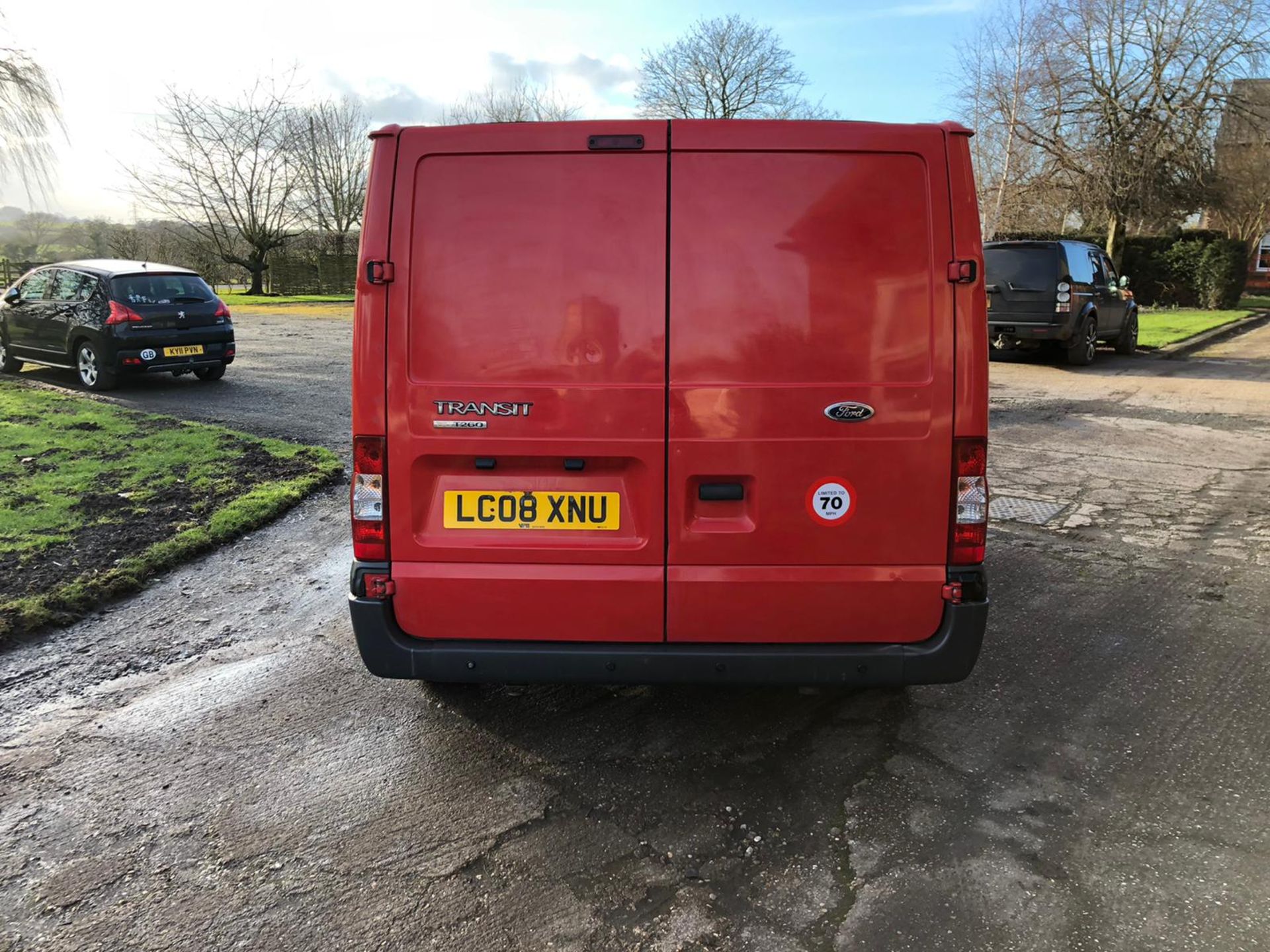 2008/08 REG FORD TRANSIT 85 T260S FWD 2.2 DIESEL RED PANEL VAN, SHOWING 0 FORMER KEEPER *PLUS VAT* - Image 5 of 14