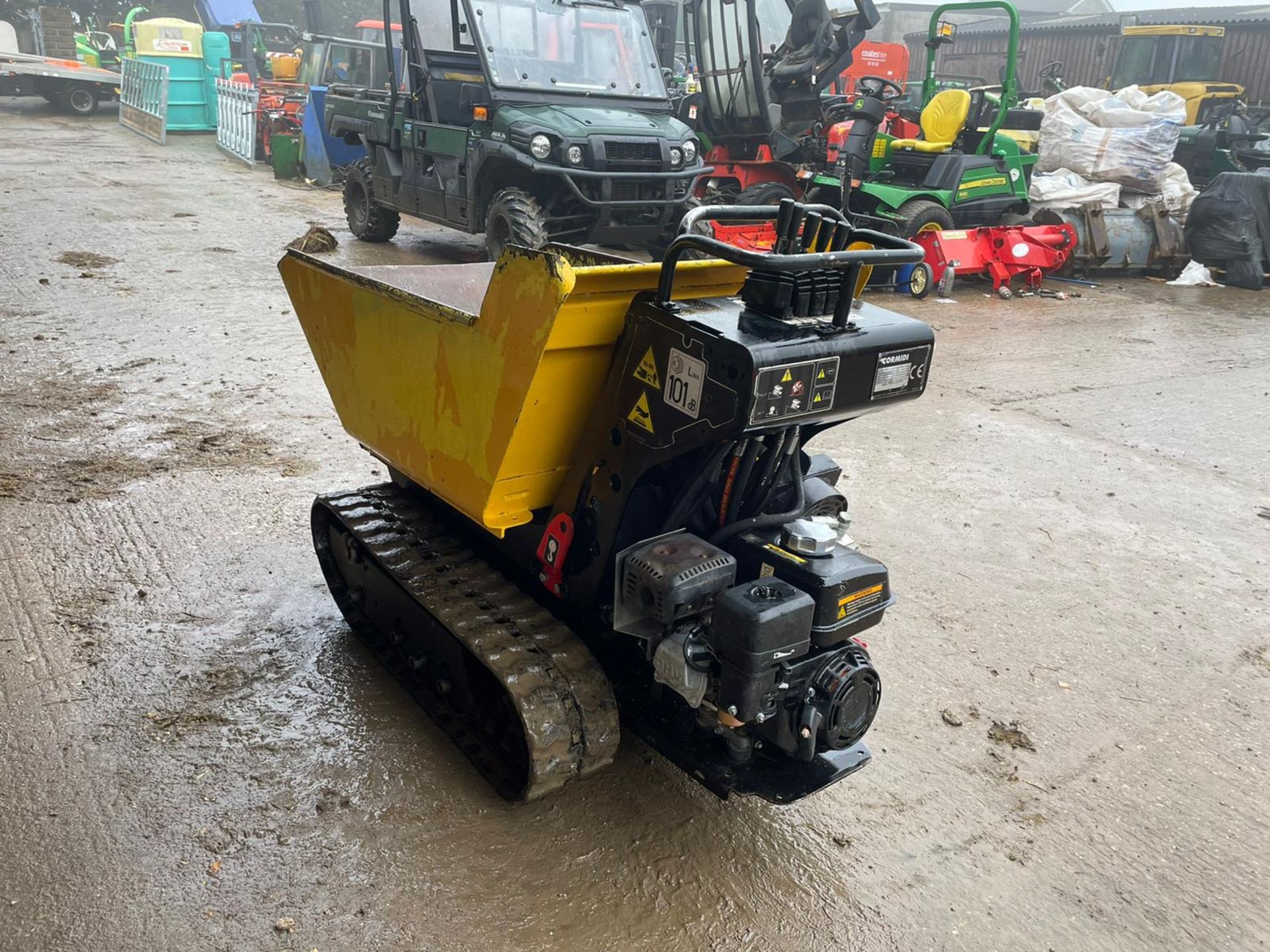 2015 CORMIDI C6.50 MINI TRACKED DUMPER, RUNS, DRIVES AND TIPS, HI TIP, PETROL ENGINE *PLUS VAT* - Image 3 of 7