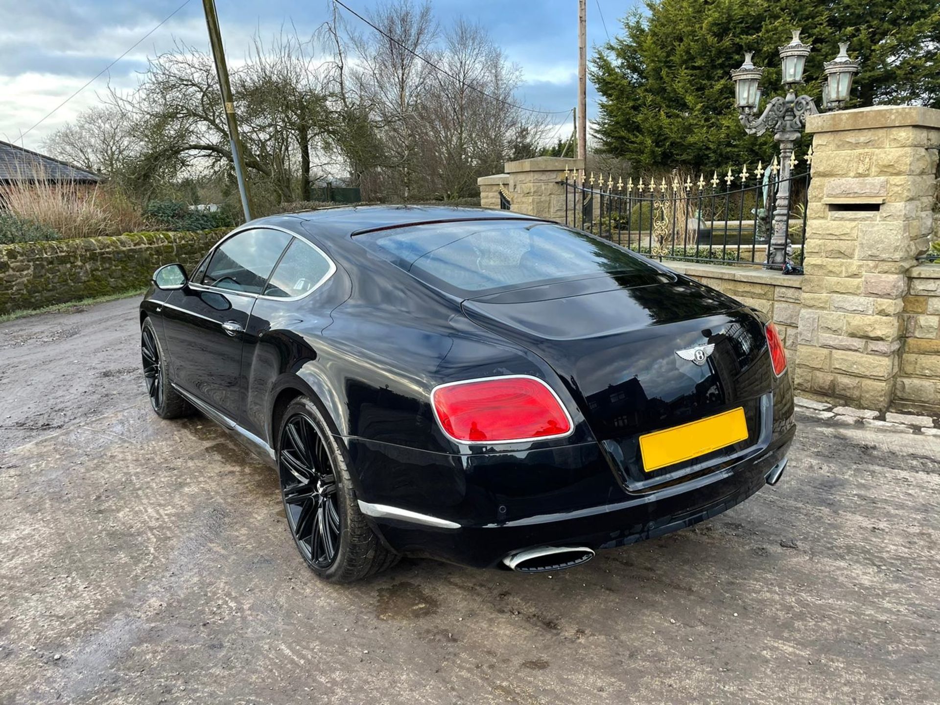 2014/14 REG BENTLEY CONTINENTAL GT SPEED 6.0 AUTO BLACK COUPE 626 HP- FULL BENTLEY SERVICE HISTORY - Image 5 of 26