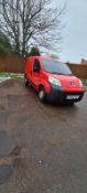 2010/59 REG PEUGEOT BIPPER S HDI 1.4 DIESEL RED PANEL VAN, SHOWING 0 FORMER KEEPERS *NO VAT*