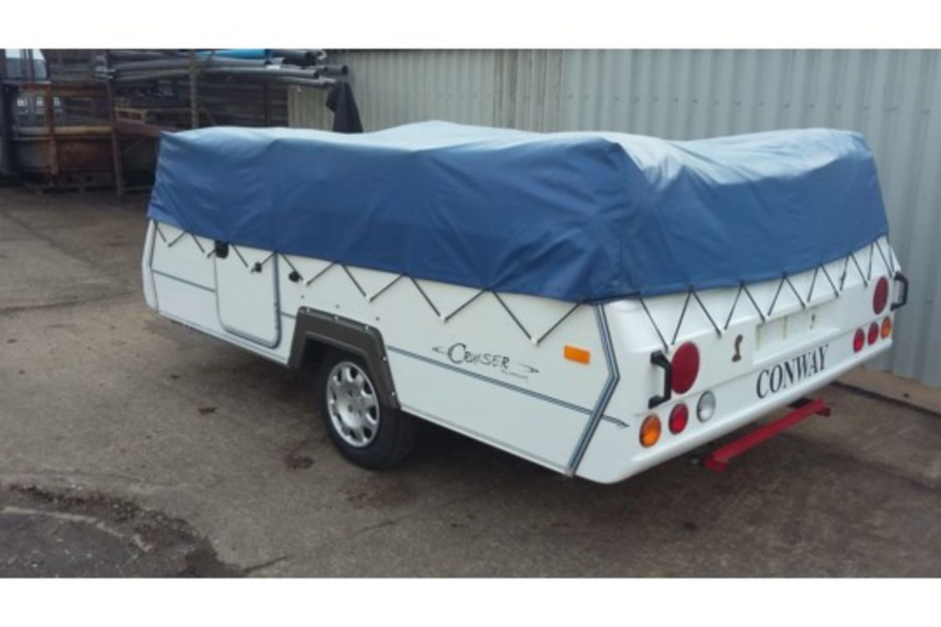 2004 CONWAY CRUISER 4 BERTH FOLDING CAMPER TRAILER TENT SINGLE AXLE TOW-ABLE *NO VAT* - Image 3 of 18