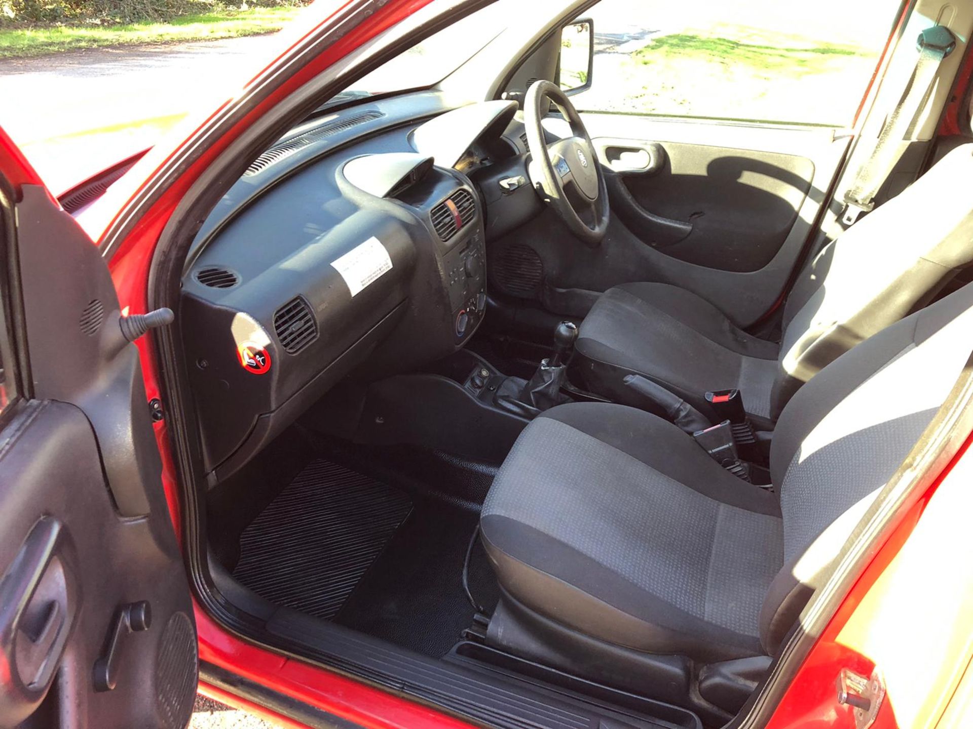 2008/08 REG VAUXHALL COMBO CDTI SWB 1.25 DIESEL RED VAN, SHOWING 0 FORMER KEEPERS *PLUS VAT* - Image 11 of 13