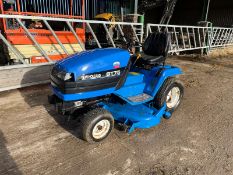 NEW HOLLAND GT75 RIDE ON MOWER, RUNS, DRIVES AND CUTS, 3 CYLINDER SHIBAURA DIESEL ENGINE *NO VAT*