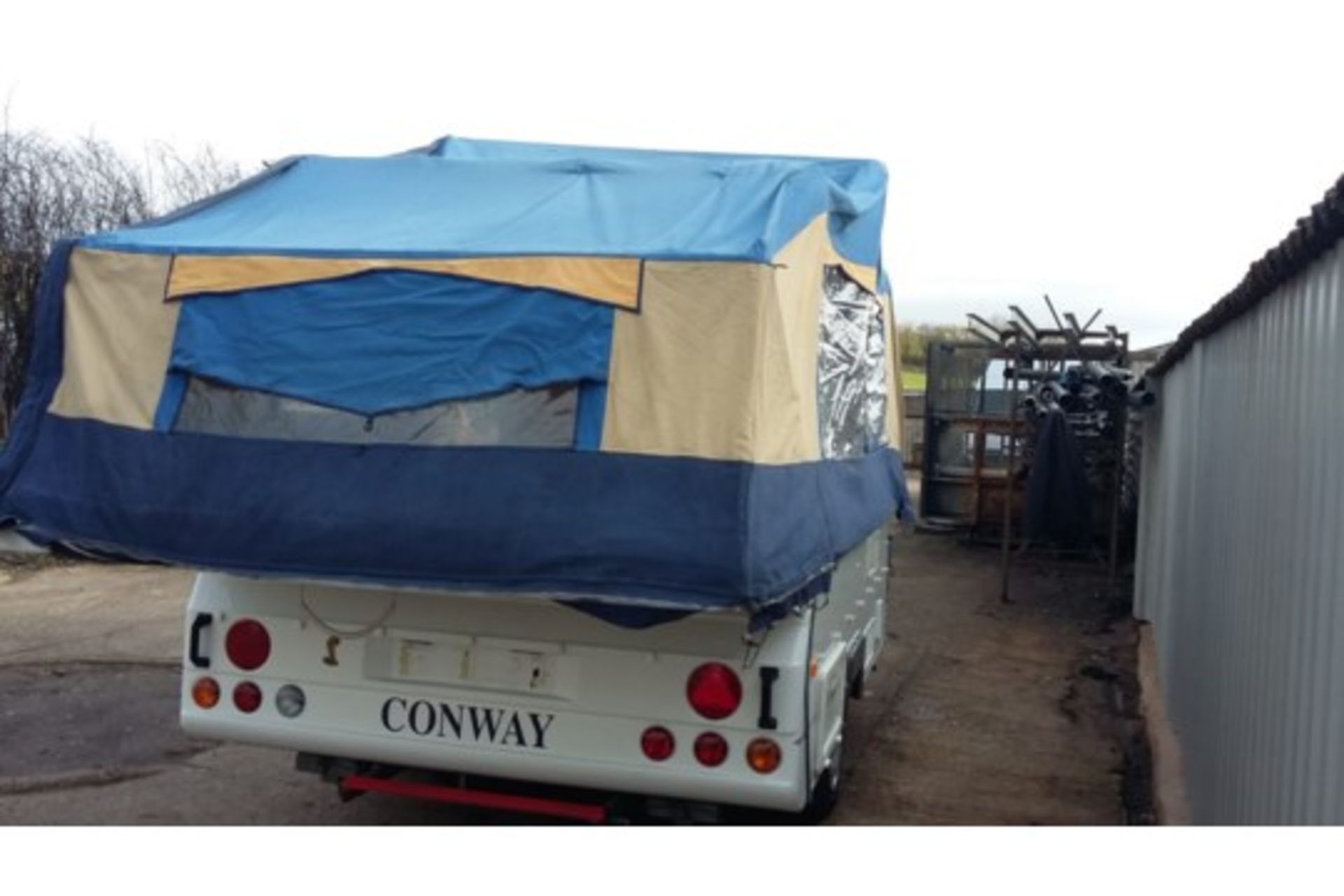 2004 CONWAY CRUISER 4 BERTH FOLDING CAMPER TRAILER TENT SINGLE AXLE TOW-ABLE *NO VAT* - Image 7 of 18