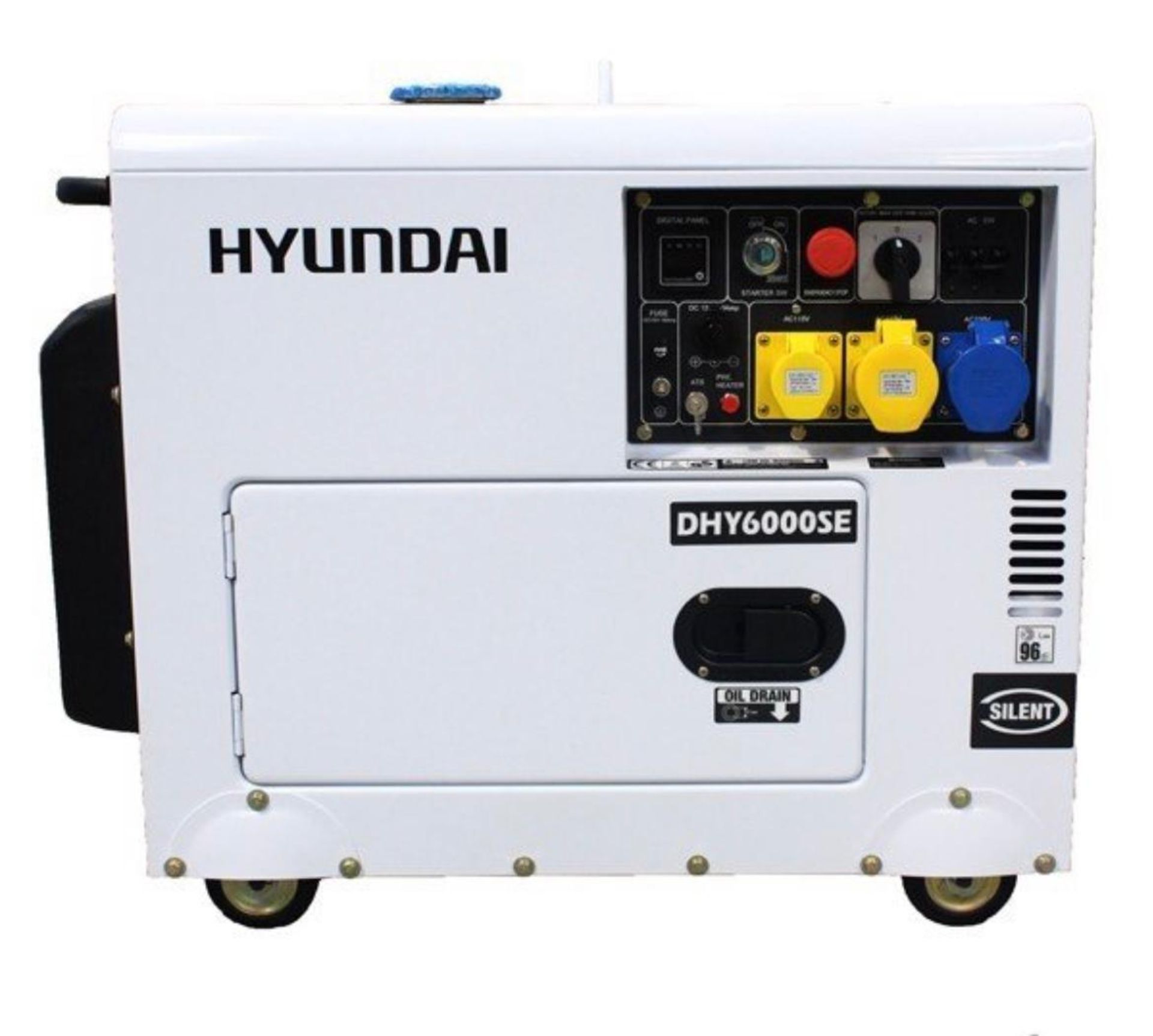 BRAND NEW AND UNUSED HYUNDAI DHY6000SE GENERATOR, DIESEL ENGINE, CAN DELIVER AT A COST *NO VAT*