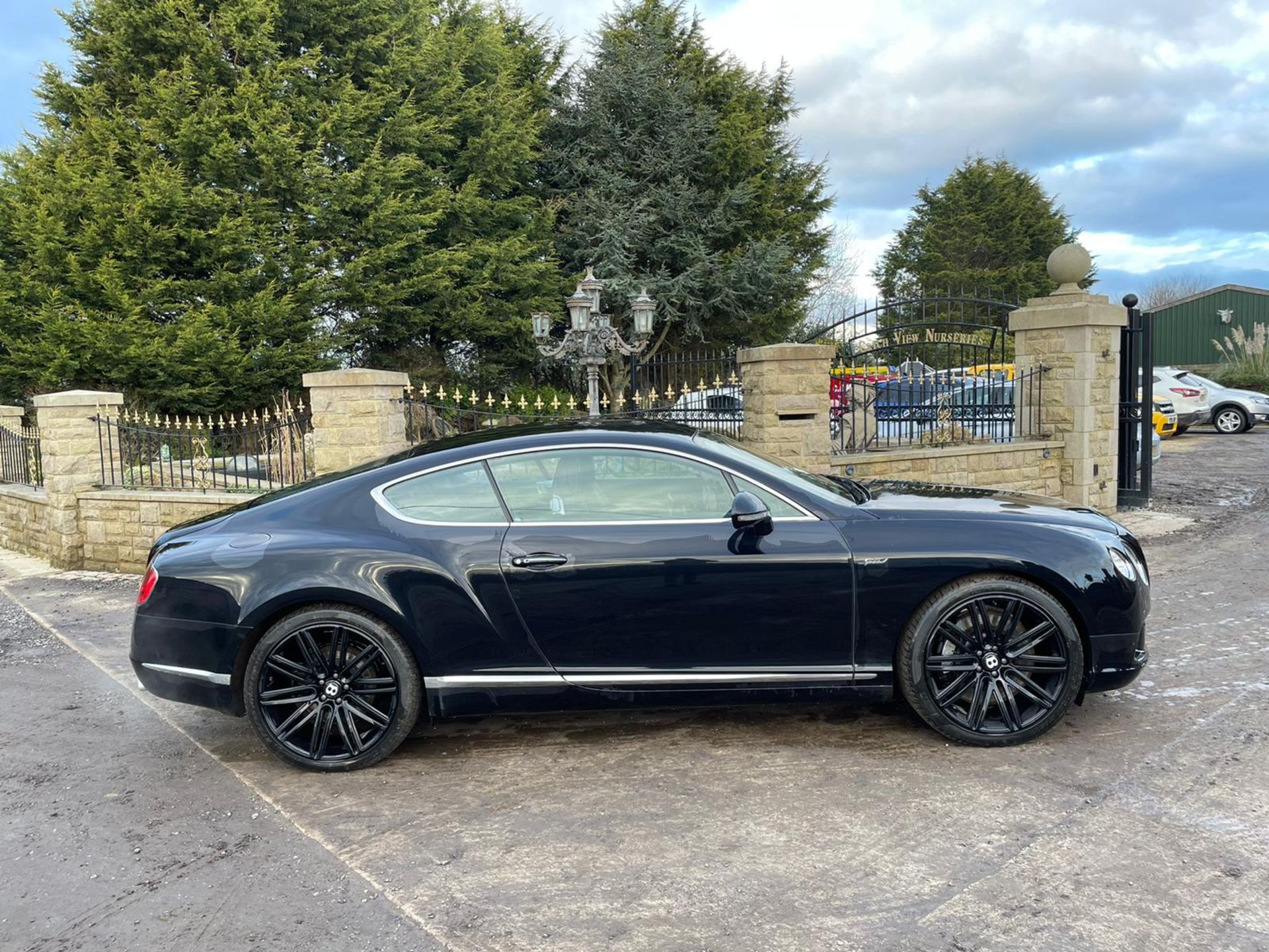 2014/14 REG BENTLEY CONTINENTAL GT SPEED 6.0 AUTO BLACK COUPE 626 HP- FULL BENTLEY SERVICE HISTORY - Image 8 of 26