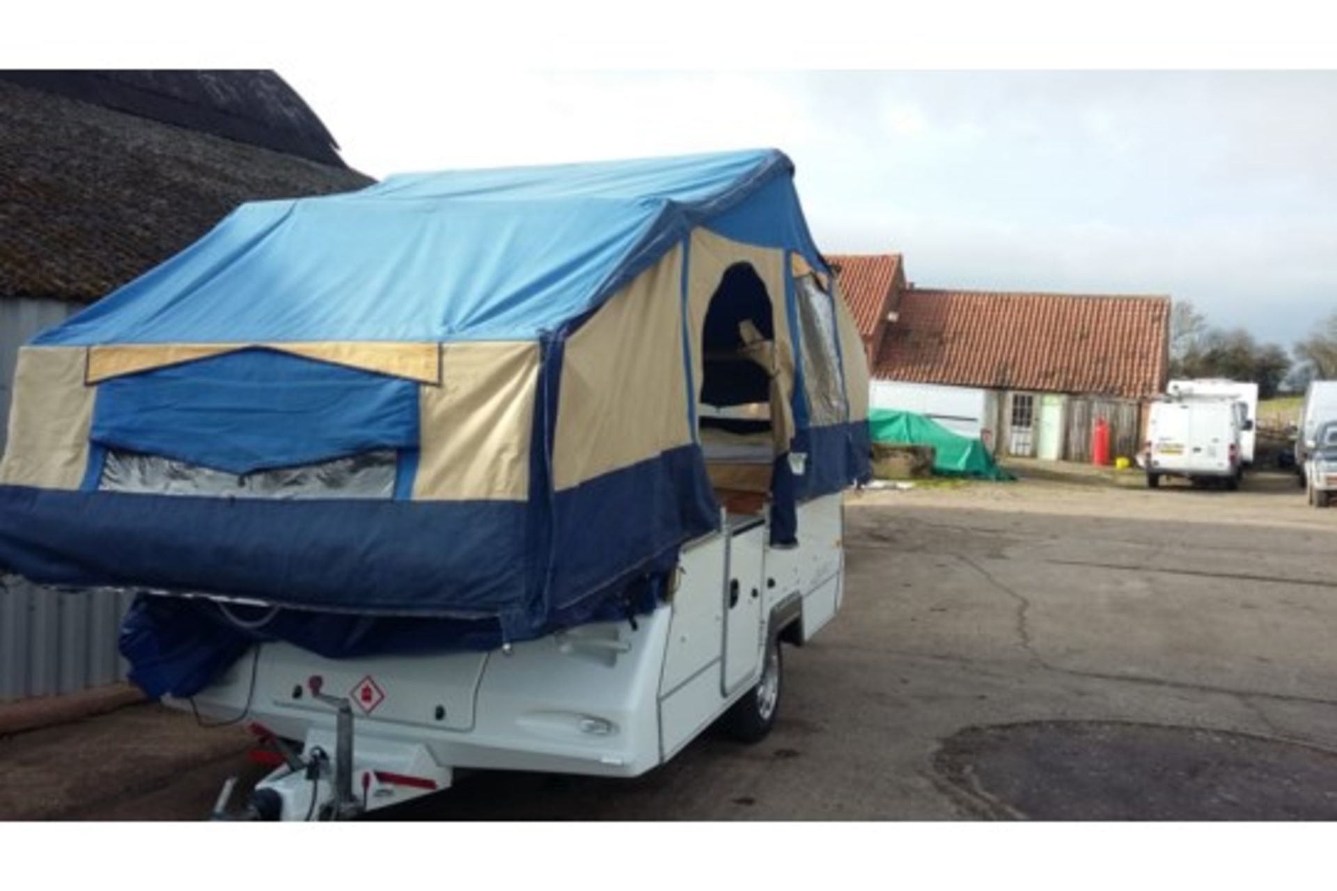 2004 CONWAY CRUISER 4 BERTH FOLDING CAMPER TRAILER TENT SINGLE AXLE TOW-ABLE *NO VAT* - Image 6 of 18