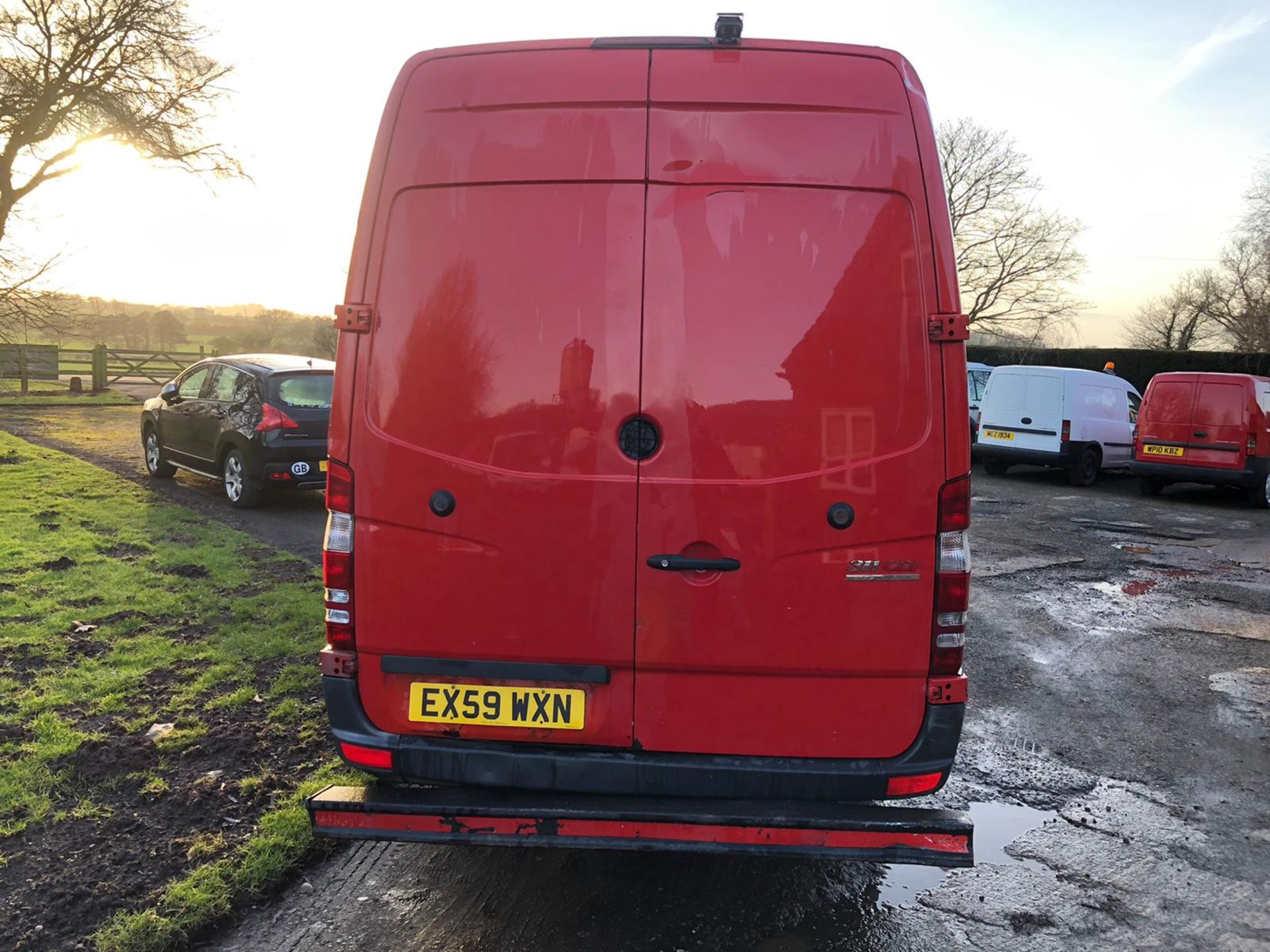 2009/59 REG MERCEDES SPRINTER 311 CDI LWB 2.2 DIESEL RED PANEL VAN, SHOWING 0 FORMER KEEPERS *NO VAT - Image 5 of 12