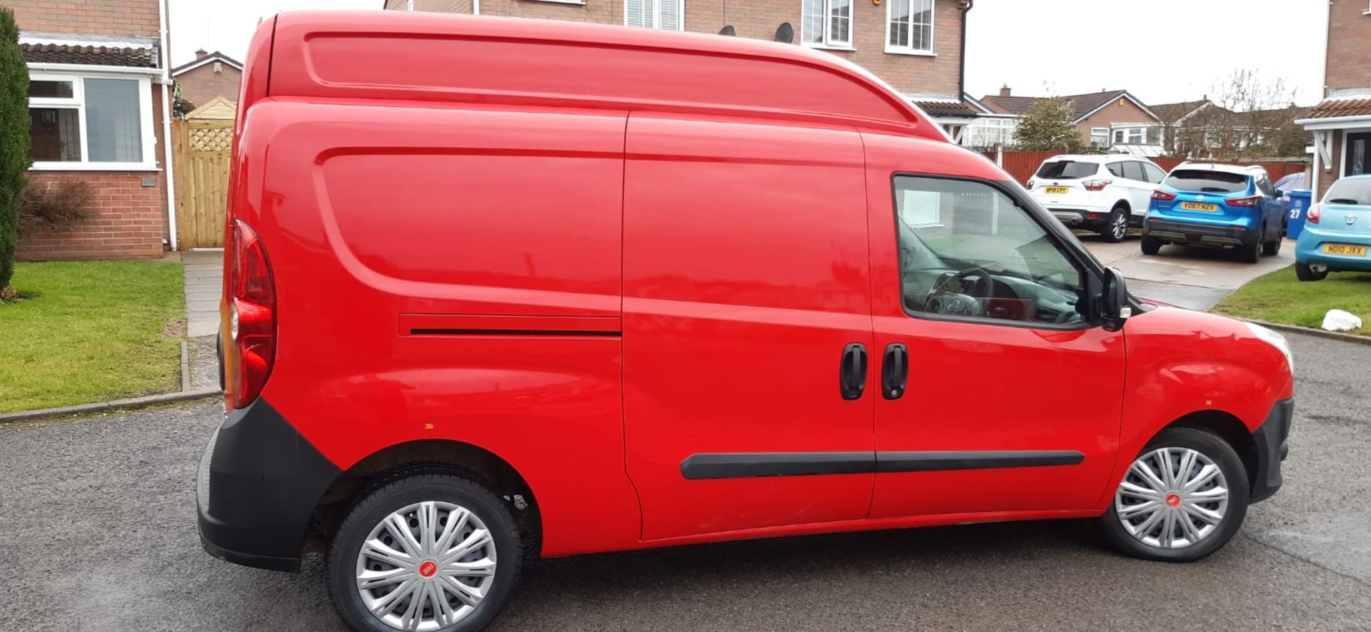 2013/63 REG FIAT DOBLO 16V XL MULTIJET LWB 1.6 DIESEL RED PANEL VAN, SHOWING 0 FORMER KEEPERS - Image 5 of 10