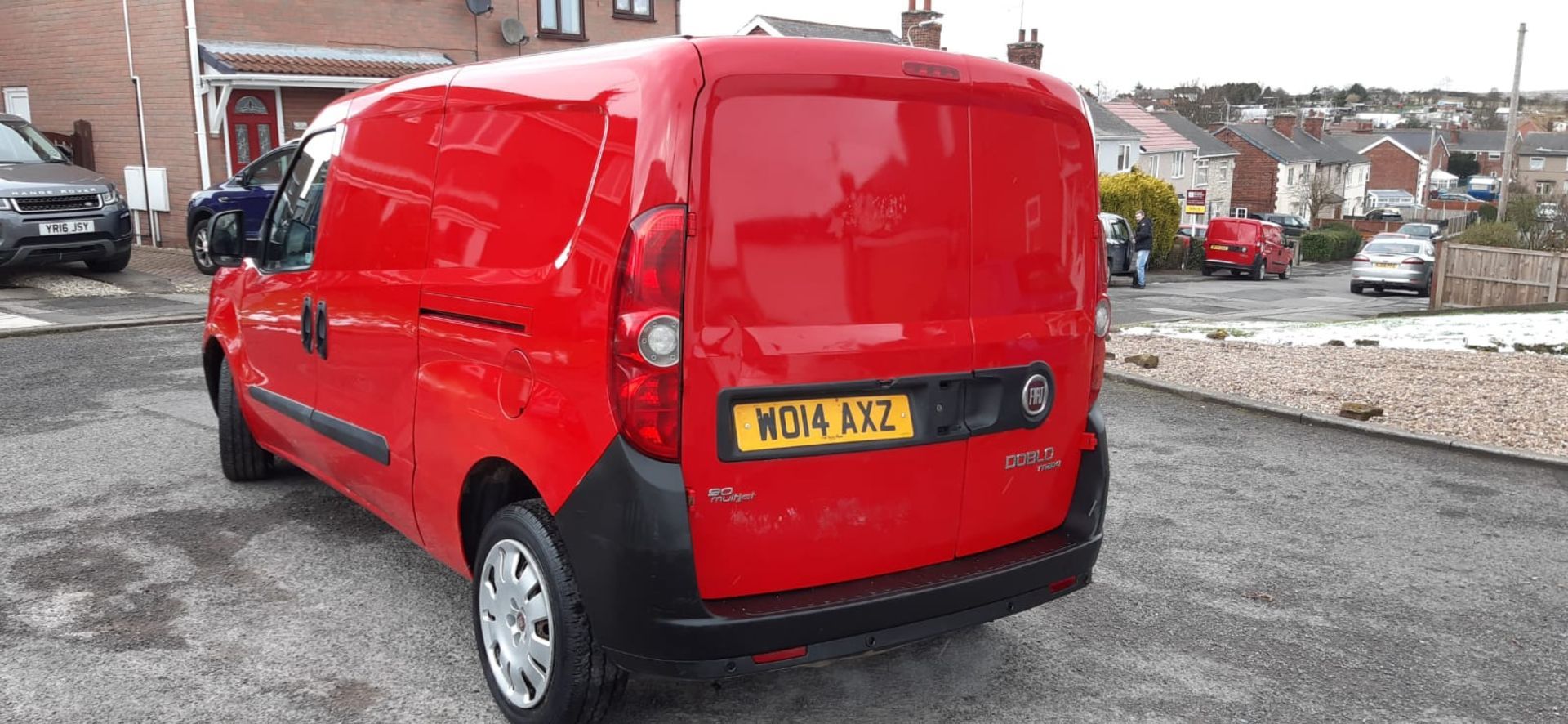 2014/14 REG FIAT DOBLO 16V MULTIJET 1.25 DIESEL RED PANEL VAN, SHOWING 0 FORMER KEEPERS *PLUS VAT* - Image 5 of 12