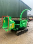 2014 GREENMECH ARB TRACK 150-35 STAND ON / WALK BEHIND WOOD CHIPPER, RUNS, DRIVES & CHIPS *PLUS VAT*