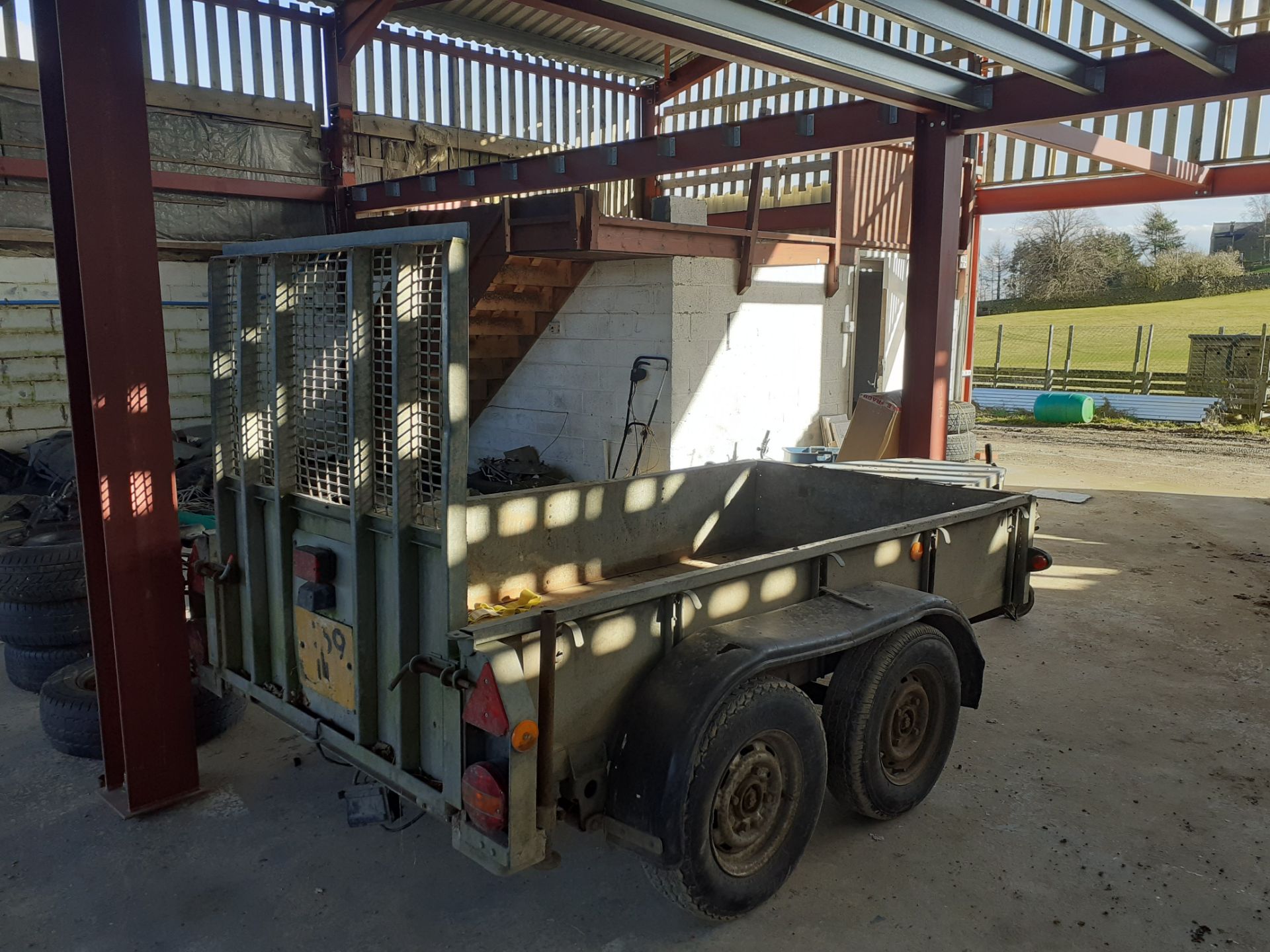 2011 Ifor William's GD84G Twin Axle Plant General Trailer no vat - Image 6 of 7