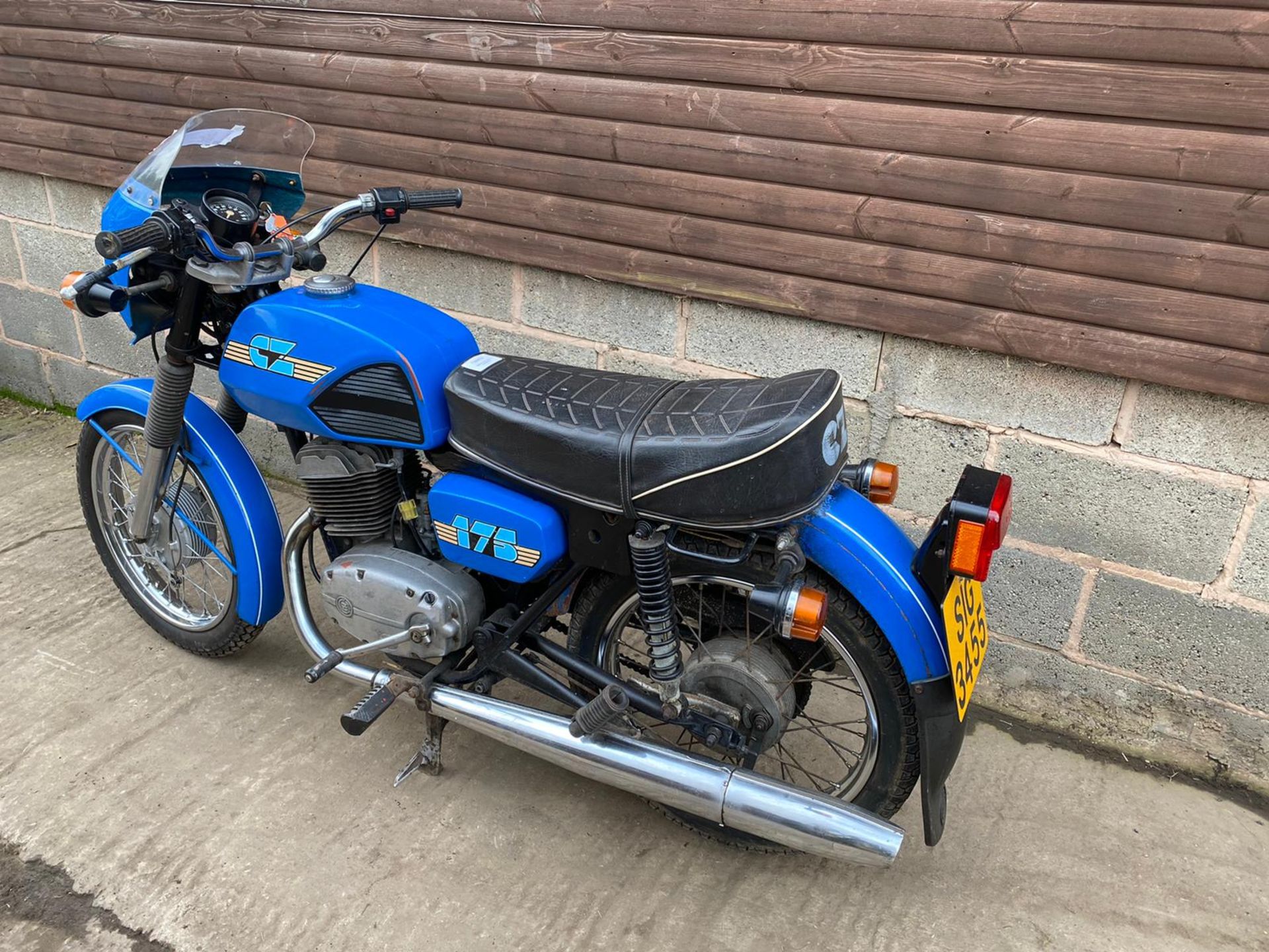 1990 CZ 175 PETROL MOTORCYCLE, MILEAGE: 10610, DOCUMENTS PRESENT *NO VAT* - Image 4 of 6