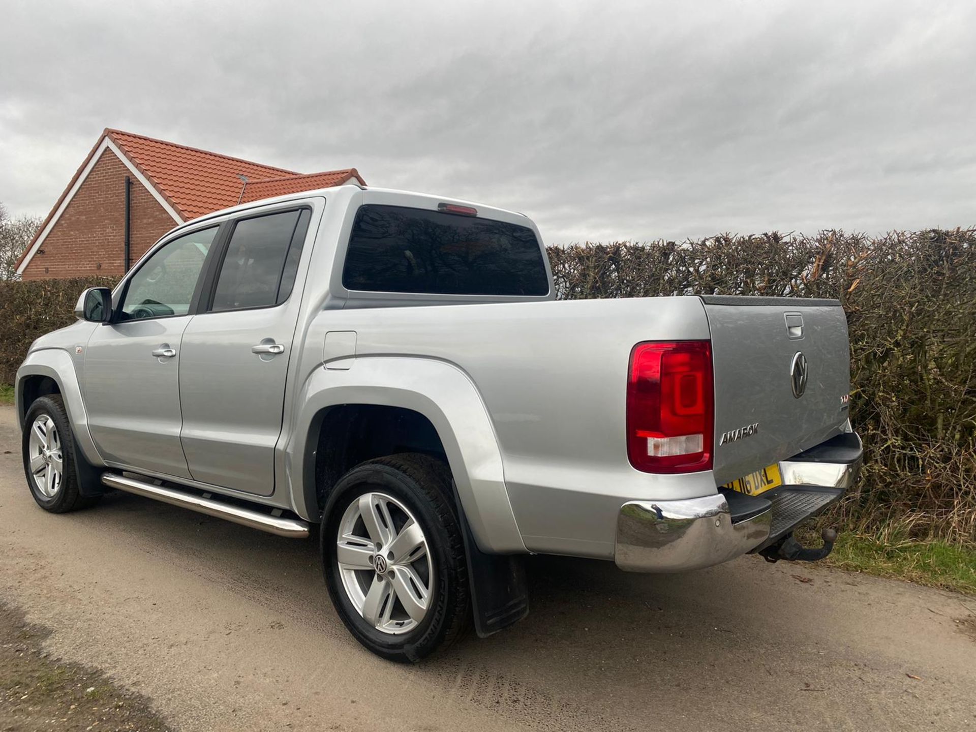 2016/16 REG VOKSWAGEN AMAROK HIGHLINE 4MOTION DC 2.0 DIESEL SILVER PICK-UP, SHOWING 0 FORMER KEEPERS - Image 4 of 12