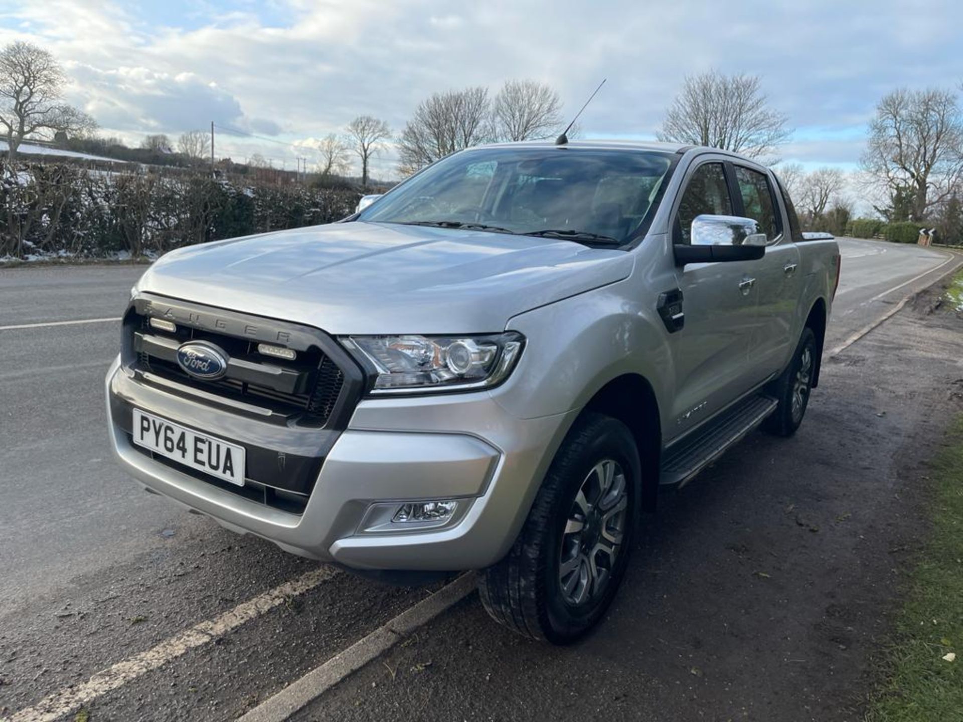 2015 REG FORD RANGER LIMITED 4X4 TDCI 2.2 DIESEL SILVER PICK-UP, SHOWING 3 FORMER KEEPERS *NO VAT - Image 5 of 23