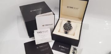 TAG HEUER GENTS CHRONOGRAPH WATCH 42MM, FORMULA 1, BOX, GUARANTEE CARD & BOOKLET, STUNNING WATCH