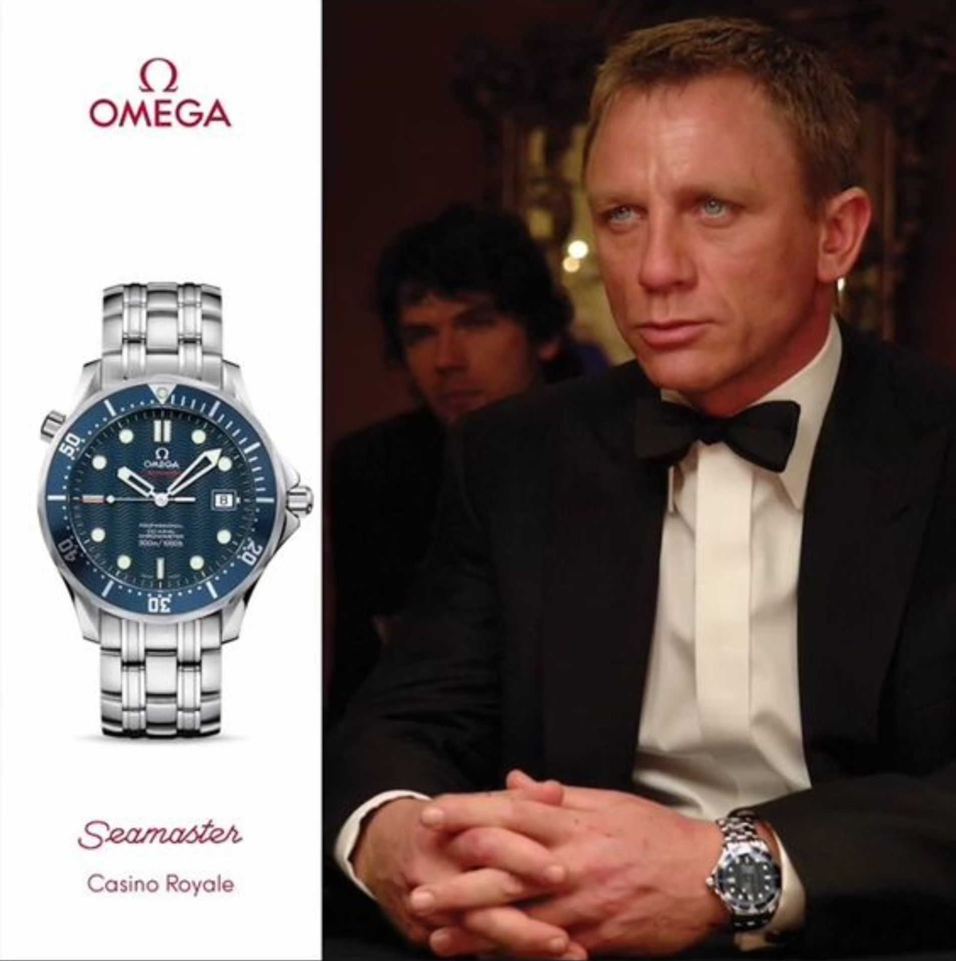 Omega Seamaster Professional 300m Mid Size James Bond Blue Wave Dial - Image 11 of 17