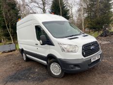 2015/65 REG FORD TRANSIT 350 2.2 DIESEL WHITE PANEL VAN, SHOWING 0 FORMER KEEPERS *PLUS VAT*