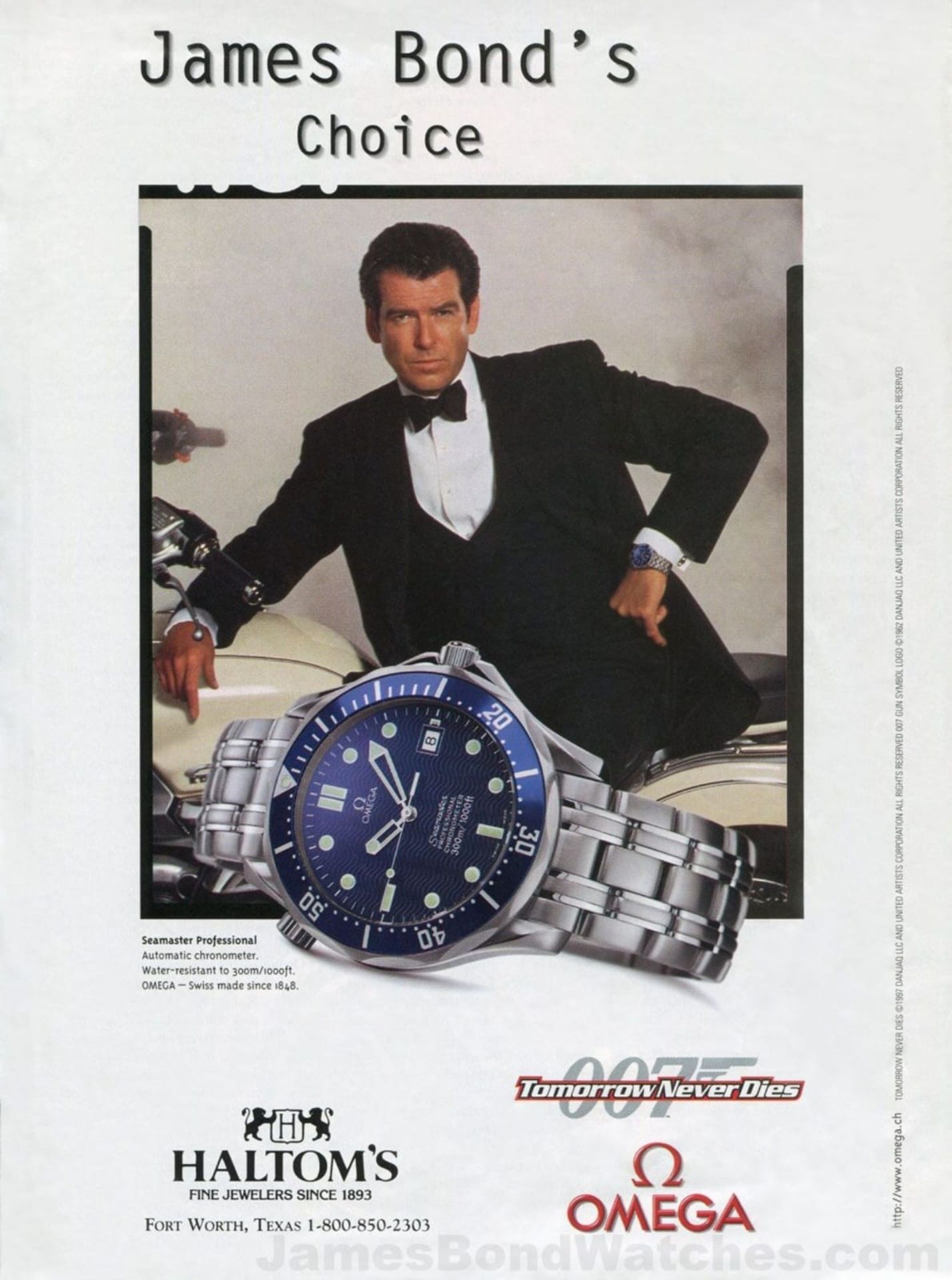 Omega Seamaster Professional 300m Mid Size James Bond Blue Wave Dial - Image 15 of 17