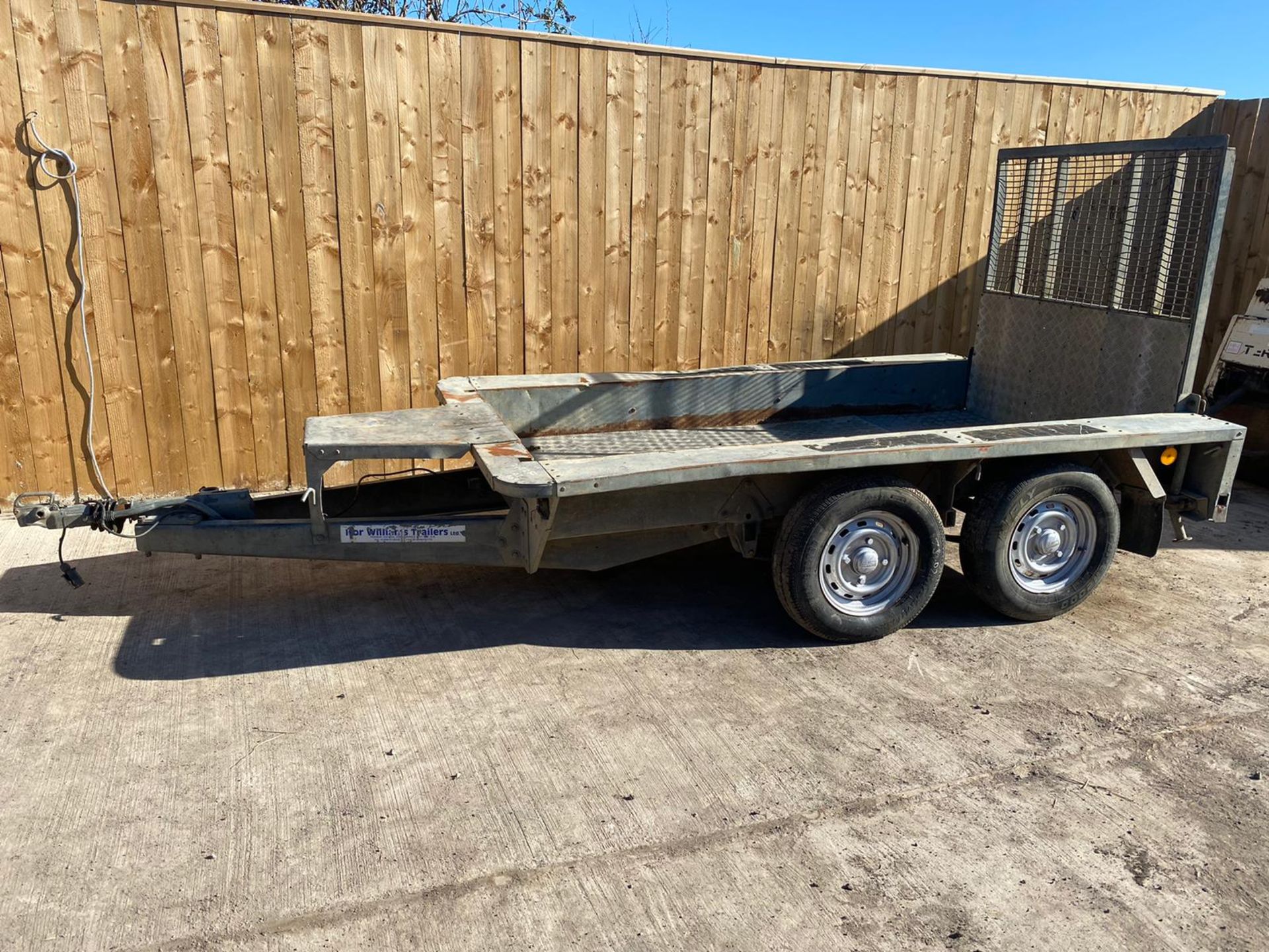 IFOR WILLIAMS 8X4 PLANT TRAILER *PLUS VAT*