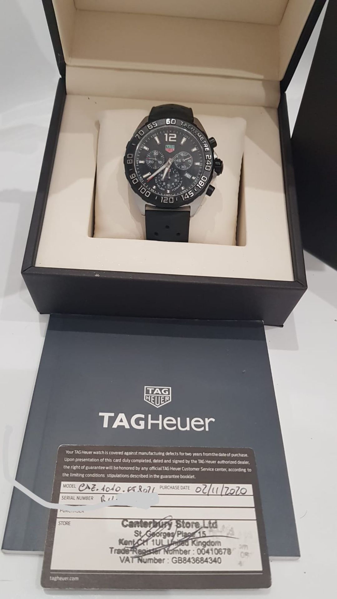 TAG HEUER FORMULA 1 41mm Titanium & Steel Chronograph Mens Watch *NO VAT* - Image 2 of 9