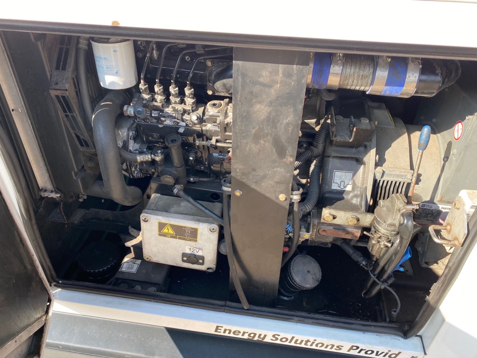 2013 SDMO R22 SUPER SILENT DIESEL GENERATOR, 4700 HOURS MITSUBISHI ENGINE *PLUS VAT* - Image 5 of 6