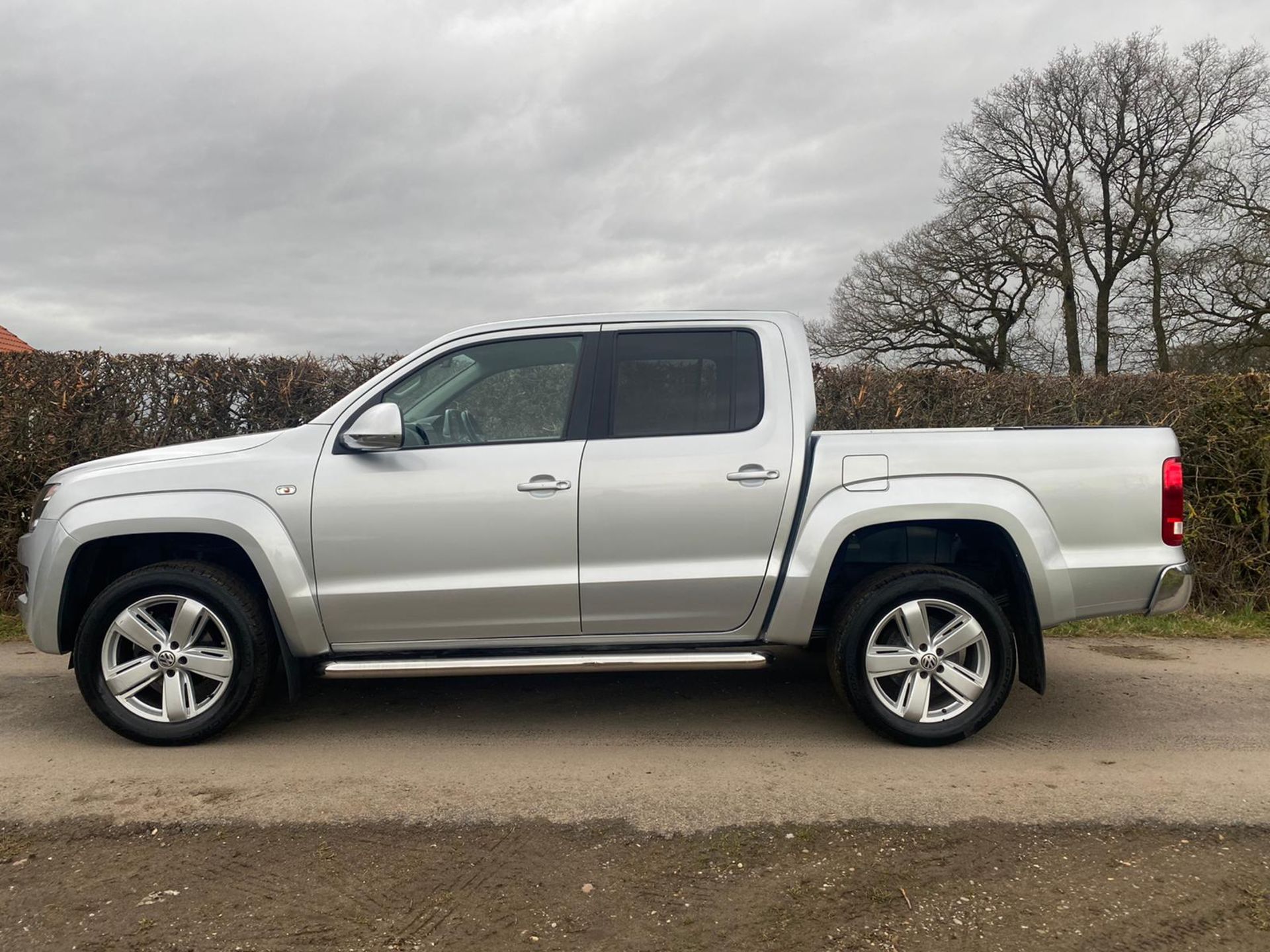 2016/16 REG VOKSWAGEN AMAROK HIGHLINE 4MOTION DC 2.0 DIESEL SILVER PICK-UP, SHOWING 0 FORMER KEEPERS - Image 3 of 12